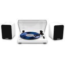 MIXX MAS-05-WH-489 pladespiller system 5 inkl. højttalere, hvid